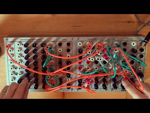 Ambient textures with Serge Modular Medusa