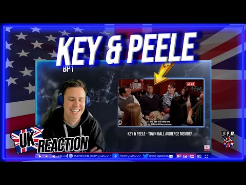 British Guy Reacts to Key and Peele - Town Hall Audience Member