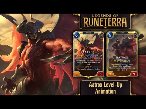 Legends of Runeterra - Aatrox Level-Up Animation