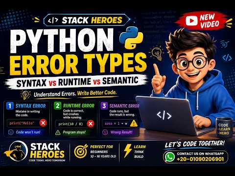 Python Error Types Syntax Vs Runtime Vs Semantic Errors Stack Heroes