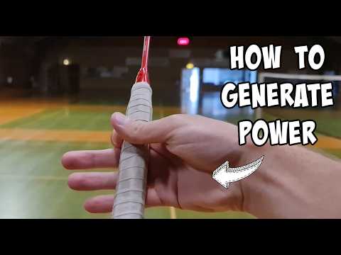 How To Hit POWERFUL in Badminton?