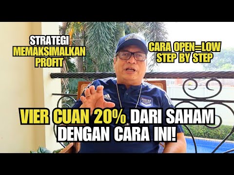 The Smart Way to Trade Stocks for Big Profits! HERE'S HOW TO OPERATE OPEN = LOW Vier Abdul Jamal!