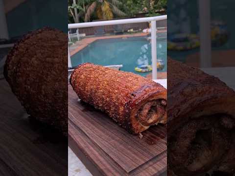 My Crispy Pork Belly Porchetta😱 Written instructions in the description