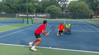 Tennis training with Josh Lup!