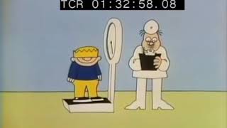 Rocket Classic Sesame Street Cartoon Heavy and Light Man Leg (1976)