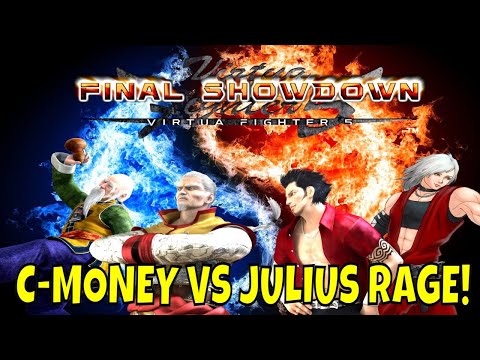 VF5FS- C-MONEY VS JULIUS RAGE! (Virtua Fighter 5: Final Showdown)- Lau Chan, Shun Di Matches, FGC.