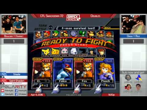 CFLS 72 - Harriet + Boulder (Red) vs Drew + Ridz (Blue)