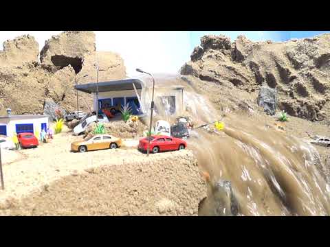 Gasoline Station Collapse - Diorama Dam Breach