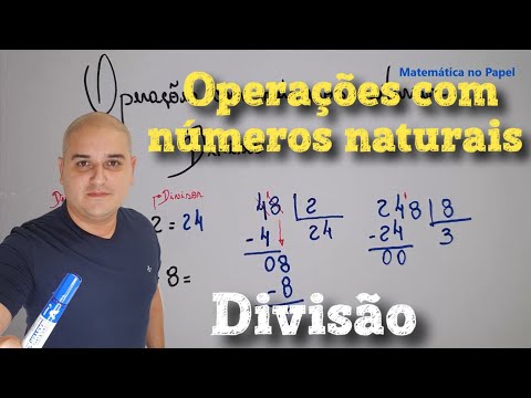 Operações com números naturais - Divisão