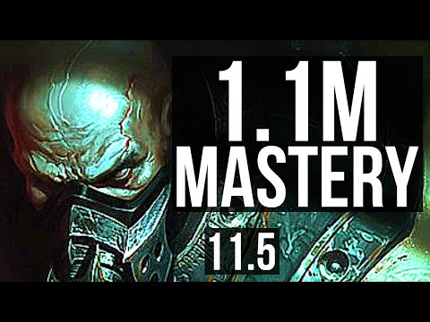 URGOT vs RENEKTON (TOP) | 8/0/5, 900+ games, 1.1M mastery, Legendary | EUW Diamond | v11.5