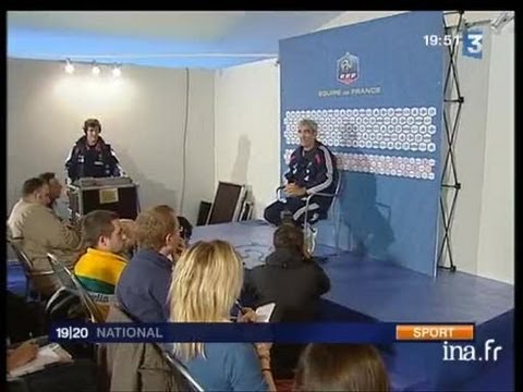 Conférence de presse de Raymond Domenech