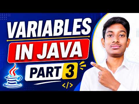 Variables In Java In Telugu Part 3 Java Variables Explained With Examples Java Full Course
