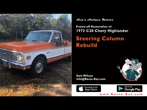 Steering Column Rebuild | Segment 24 – 72 Chevy Highlanderd