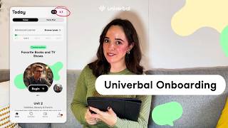 Univerbal App Onboarding | Univerbal AI Language Learning