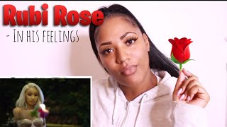 She REACTS To🌹 Rubi Rose - In His Feelings (Official Video) REACTION