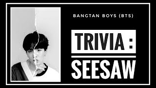 Download lagu SUGA BTS - 'Trivia : SEESAW' Lyrics (SUB INDO) mp3