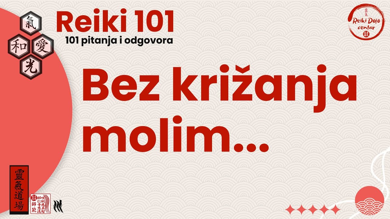 Bez križanja molim