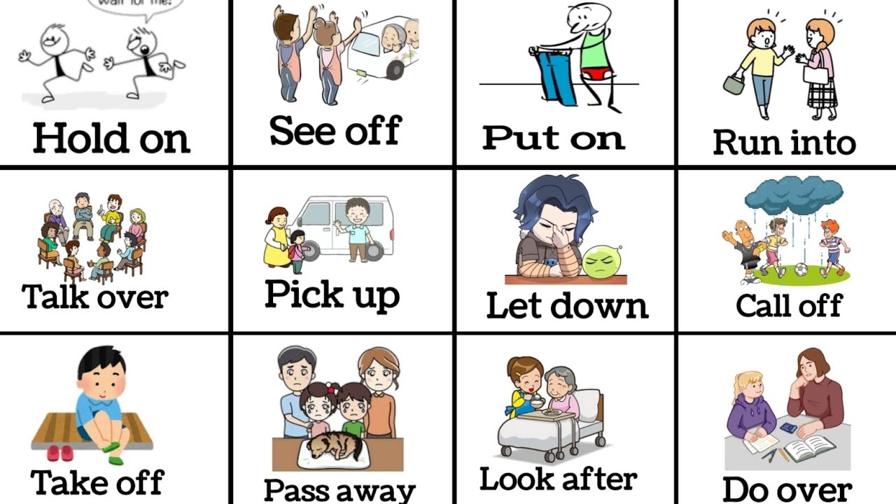 50 Phrasal verbs for Beginners | Phrasal verbs in english | english Phrasal verbs Vocabulary