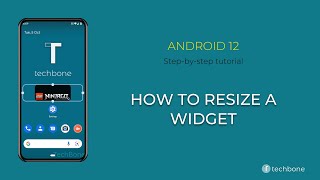 How to Resize a Widget [Android 12]
