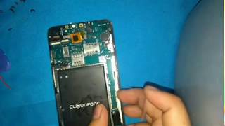 Fix Cloudfone Thrill Boost charging but not turning on. Jumper solution