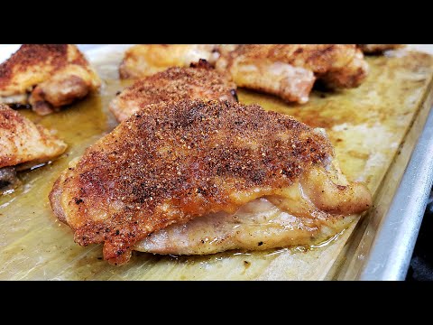 BAKED CHICKEN | Crispy Oven Baked Chicken Made Easy | Easy Baked Chicken