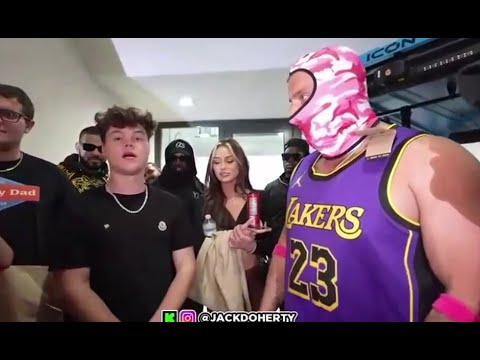 Vitaly Shows Up To Jack Dohertys Dressed As Fousey!!