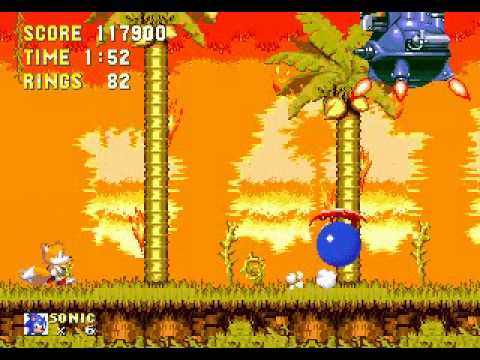 Sonic 3 Complete Walkthrough part 1 - Angel Island Zone