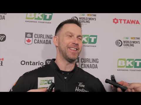 Media Scrum - Draw 7 - 2023 BKT Tires & OK Tire World Men’s Curling Championship