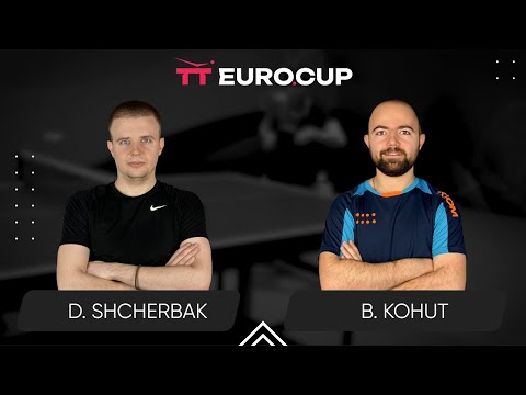 12:25 Denys Shcherbak - Bohdan Kohut 23.06.2024 TT Euro.Cup Ukraine Elite. TABLE 3