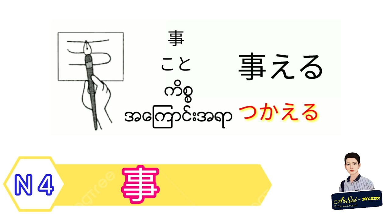 事 Kanji By Name ( N 4 Level Kanji )