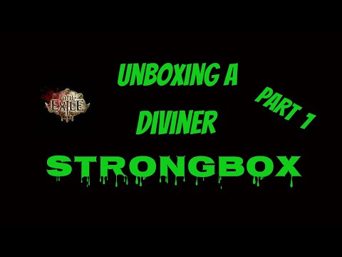 Path of Exile - Unboxing a Diviner Strongbox part 1