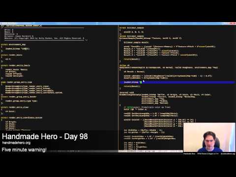 Handmade Hero Day 098 - Normal Map Code Cleanup