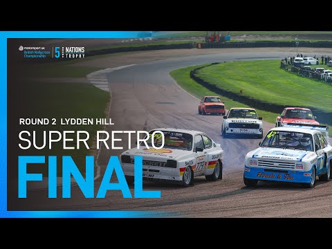 SPECTACULAR Super Retro Final | Lydden Hill Round 2 | 5 Nations British Rallycross Championship