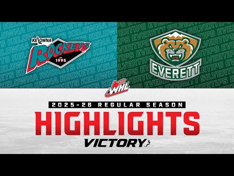 Kelowna Rockets at Everett Silvertips 11/16 | WHL Highlights 2025-26