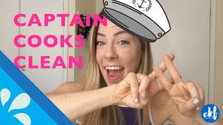 KAT'S CORNER: Captain Cooks Clean!!!