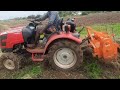 Massey Ferguson 6028 Mini Tractor And Sakthiman Rottovater Cultivation Farmers Life