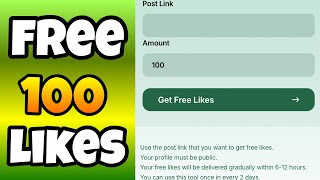 Free TT Likes 2026 || How to Get 100 Free TT Likes (Working!)