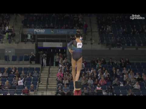 Amelie Morgan Beam GOLD Women’s Junior Apparatus Final 2017 British Gymnastics Championships
