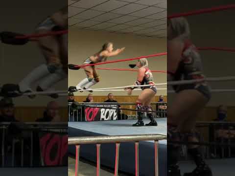 Little mean Kathleen with a vicious kick and Huracarana tops wrestling