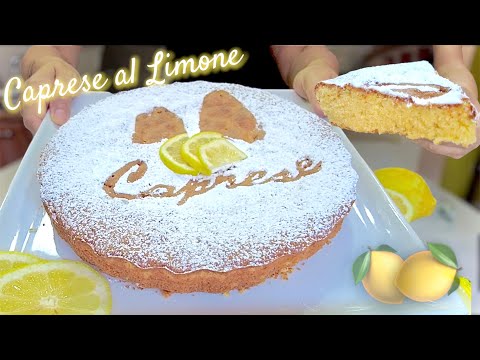 TORTA CAPRESE al LIMONE 🍋 Mandorle e Limone 🍋 GLUTEN FREE