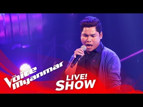 Thaw Di: "Apologize" - Live Show - The Voice Myanmar 2018