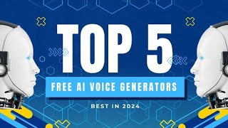 2025 5 Free Best AI Text To Real Human Voice Generators