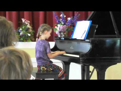 sophie's first piano recital
