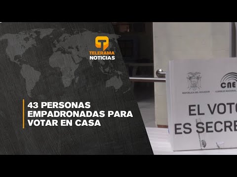 43 personas empadronadas para votar en casa