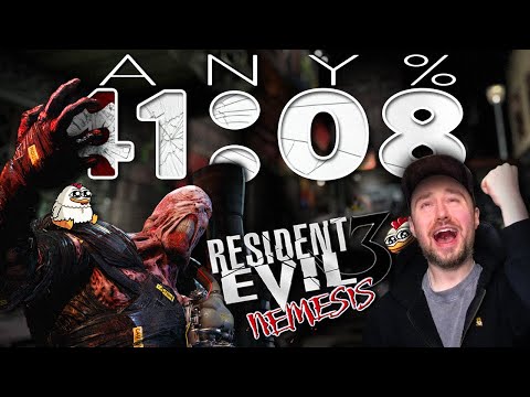 Bawkbasoup Does it Again || RE3 Any% Speedrun in 41:08