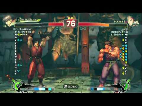 SSF4 AE: Kiryu Tsukimiya(Guy) vs jyobin(Ryu) - HD 720p