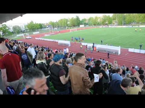 FK Jelgava uzvara Latvijas Kausā 2014 no skatītāju tribīnēm