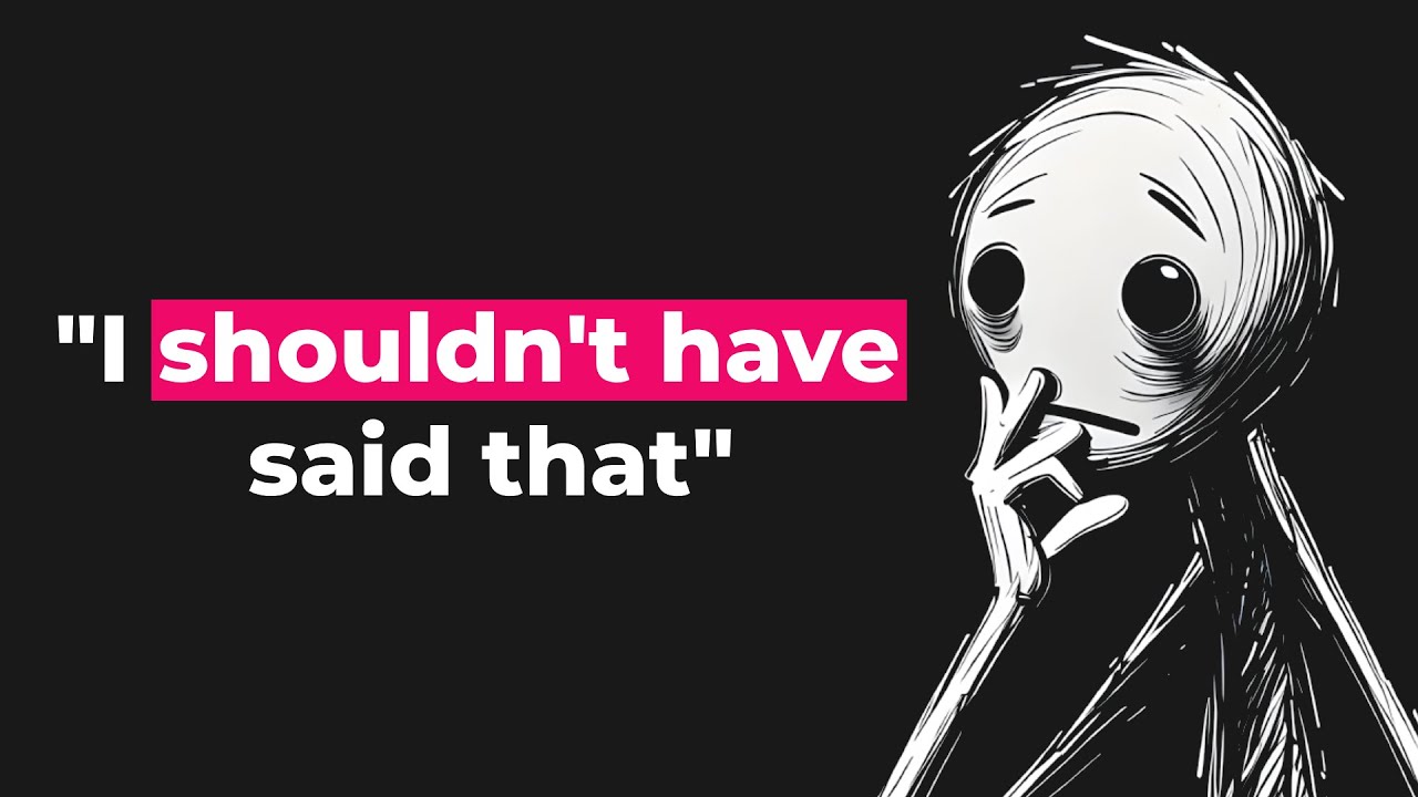 if you always regret your actions, just watch this