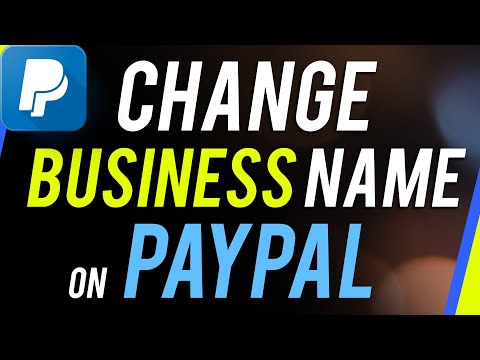 PayPal 名の変更: PayPal で新しい名前を設定する方法です。