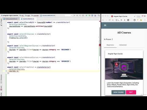 30  How to use NgRx Selectors   Components as Pure Projections of State